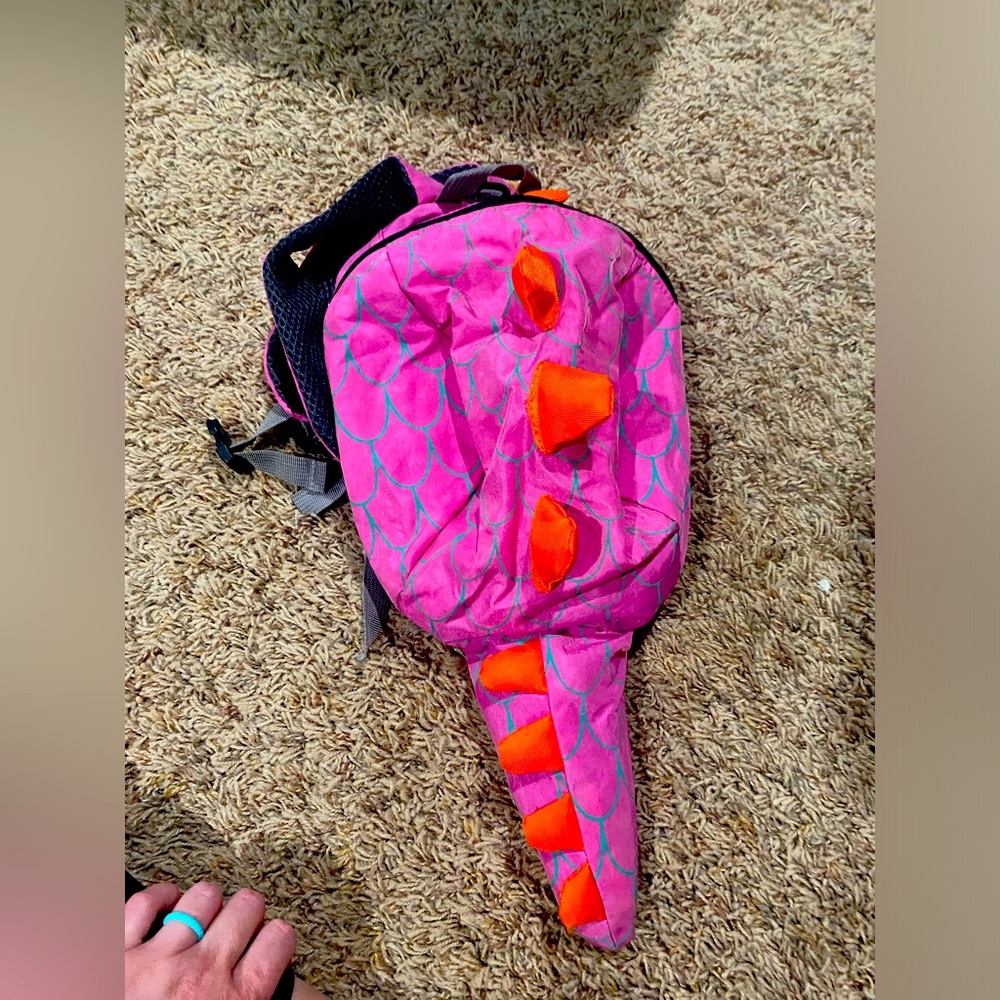 Mini dinosaur backpack